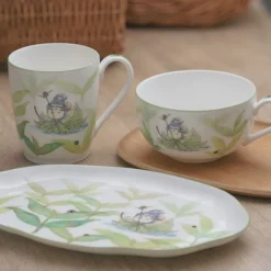 Maison Ghibli Cuisine Et Table|Tasse à soupe Totoro sur une feuille - Mon Voisin Totoro