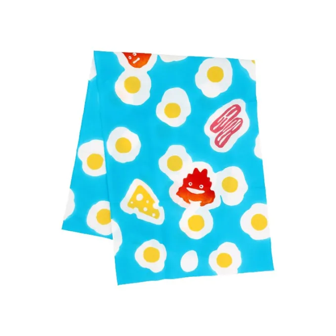 Maison Ghibli Linge De Maison|Textile|Tenugi Calcifer œufs au plat - Le Château ambulant