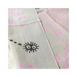 Maison Ghibli Linge De Maison|Textile|Tenugi Totoro Gris & Sakura - Mon Voisin Totoro