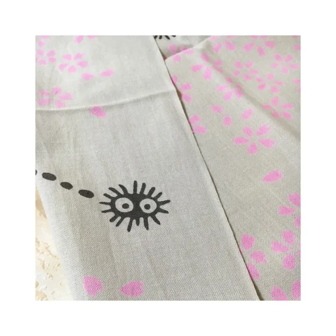 Maison Ghibli Linge De Maison|Textile|Tenugi Totoro Gris & Sakura - Mon Voisin Totoro