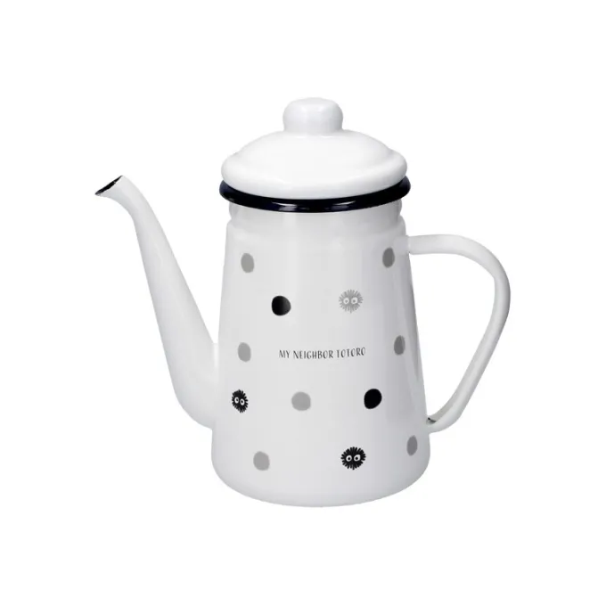 Maison Ghibli Cuisine Et Table|Théière émail Noiraudes 1,1l - Mon Voisin Totoro
