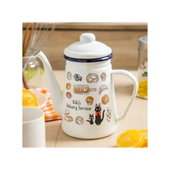 Maison Ghibli Cuisine Et Table|Théière émail Viennoiseries 1,1l - Kiki la petite sorcière