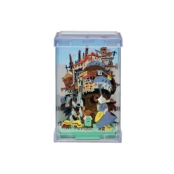 Maison Ghibli Loisirs Créatifs|Théâtre de papier Cube Jour de lessive - Le Château ambulant