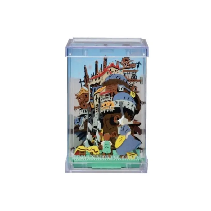 Maison Ghibli Loisirs Créatifs|Théâtre de papier Cube Jour de lessive - Le Château ambulant