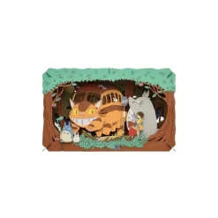 Maison Ghibli Loisirs Créatifs|Théâtre de papier L’arrivée du Chatbus - Mon Voisin Totoro