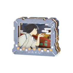 Maison Ghibli Loisirs Créatifs|Théâtre de papier Le vœu de Haku Onigiri - Le Voyage de Chihiro