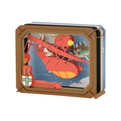 Maison Ghibli Loisirs Créatifs|Théâtre de papier Mer Adriatique - Porco Rosso
