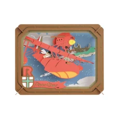 Maison Ghibli Loisirs Créatifs|Théâtre de papier Mer Adriatique - Porco Rosso