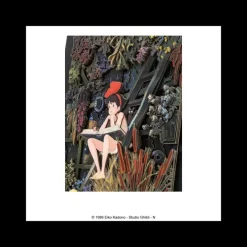 Maison Ghibli Loisirs Créatifs|Théâtre de papier Ombres Le coin des filles - Kiki la petite sorcière