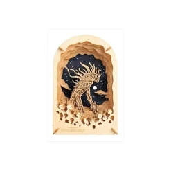 Maison Ghibli Loisirs Créatifs|Théâtre de papier Style bois Daidarabotchi - Princesse Mononoké