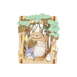 Maison Ghibli Loisirs Créatifs|Théâtre de papier Style bois Totoro Dondoko - Mon Voisin Totoro