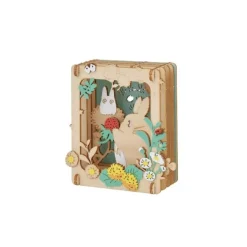 Maison Ghibli Loisirs Créatifs|Théâtre de papier Style bois Cueillette des fraises - Mon Voisin Toto