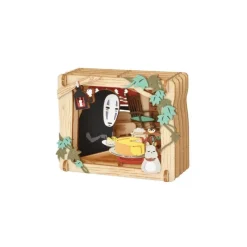 Maison Ghibli Loisirs Créatifs|Théâtre de papier Style bois Dessert en cuisine - Le Voyage de Chihiro