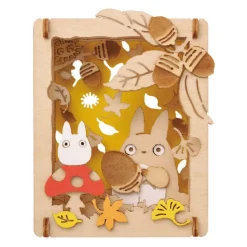 Maison Ghibli Loisirs Créatifs|Théâtre de papier Style bois Totoro Champignon - Mon Voisin Totoro