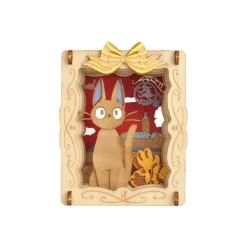 Maison Ghibli Loisirs Créatifs|Théâtre de papier Style bois Jiji Boulangerie - Kiki la petite sorciè