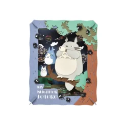 Maison Ghibli Loisirs Créatifs|Théâtre de papier Totoro joue de l’ocarina - Mon Voisin Totoro