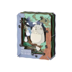 Maison Ghibli Loisirs Créatifs|Théâtre de papier Totoro joue de l’ocarina - Mon Voisin Totoro
