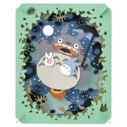 Maison Ghibli Loisirs Créatifs|Théâtre de papier Totoro Sous la lune - Mon Voisin Totoro