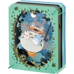 Maison Ghibli Loisirs Créatifs|Théâtre de papier Totoro Sous la lune - Mon Voisin Totoro