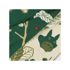 Maison Ghibli Textile|Étole vert foncé Feuilles de chêne - Mon Voisin Totoro