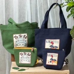 Maison Ghibli Sacs|Tote bag Totoro Vert d'automne - Mon Voisin Totoro