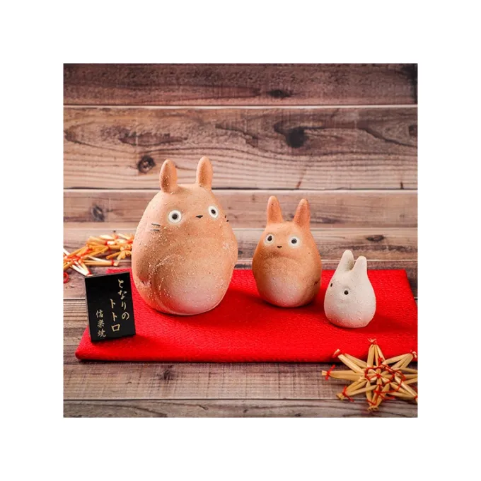 Maison Ghibli Statues|Trois Statuettes Totoro Shigaraki - Mon Voisin Totoro
