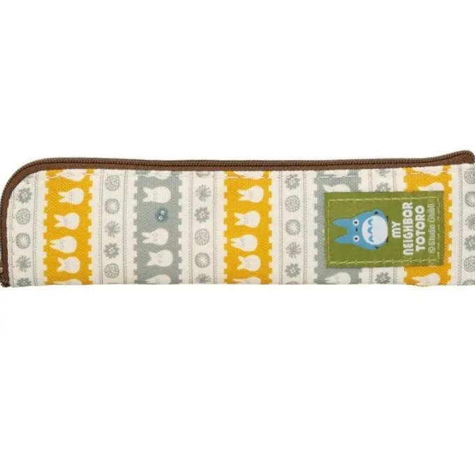 Maison Ghibli Classement|Trousse Avec Lanière Cuir Totoro Blanc - Mon Voisin Totoro