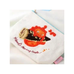 Maison Ghibli Classement|Trousse brodée Calicifer - Le Château ambulant