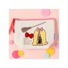 Maison Ghibli Classement|Trousse brodée Jiji en cage - Kiki la petite sorcière