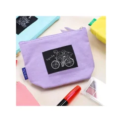 Maison Ghibli Classement|Trousse brodée Moon - Si tu tends l'oreille