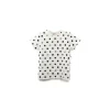 Maison Ghibli Textile|T-SHIRTS TOTORO NOIRAUDES DOTS BLANC M (FEMME) - MON VOISIN TOTORO