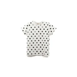 Maison Ghibli Textile|T-SHIRTS TOTORO NOIRAUDES DOTS BLANC M (FEMME) - MON VOISIN TOTORO