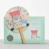 Maison Ghibli Accessoires|Éventail Bambou & Enveloppe Totoro avec Pastèque - Mon Voisin Totoro