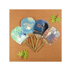 Maison Ghibli Accessoires|Éventail Bambou Carillons à Vent - Mon Voisin Totoro