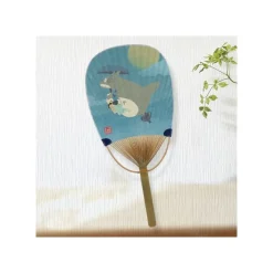 Maison Ghibli Accessoires|Éventail Bambou Totoro Volant - Mon Voisin Totoro