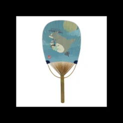 Maison Ghibli Accessoires|Éventail Bambou Totoro Volant - Mon Voisin Totoro