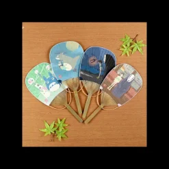 Maison Ghibli Accessoires|Éventail Bambou Totoro Volant - Mon Voisin Totoro