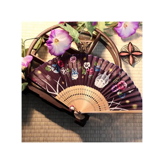 Maison Ghibli Accessoires|Éventail Belles de Jours et Lucioles - Mon Voisin Totoro