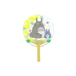 Maison Ghibli Accessoires|Éventail Japonais Bambou Totoro et Tournesols - Mon Voisin Totoro