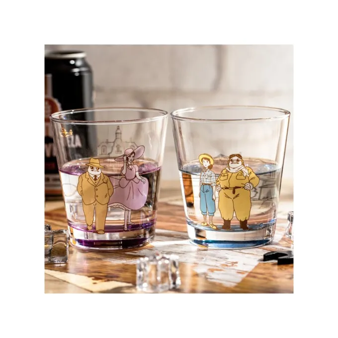 Maison Ghibli Cuisine Et Table|Verre décoré Marco & Fio - Porco Rosso
