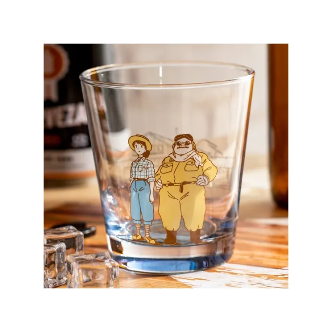 Maison Ghibli Cuisine Et Table|Verre décoré Marco & Fio - Porco Rosso