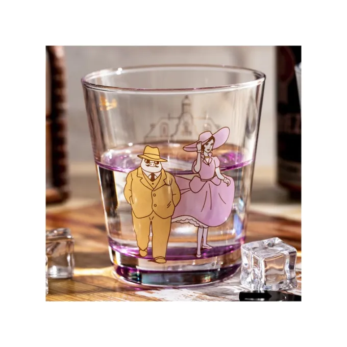 Maison Ghibli Cuisine Et Table|Verre décoré Marco & Gina - Porco Rosso