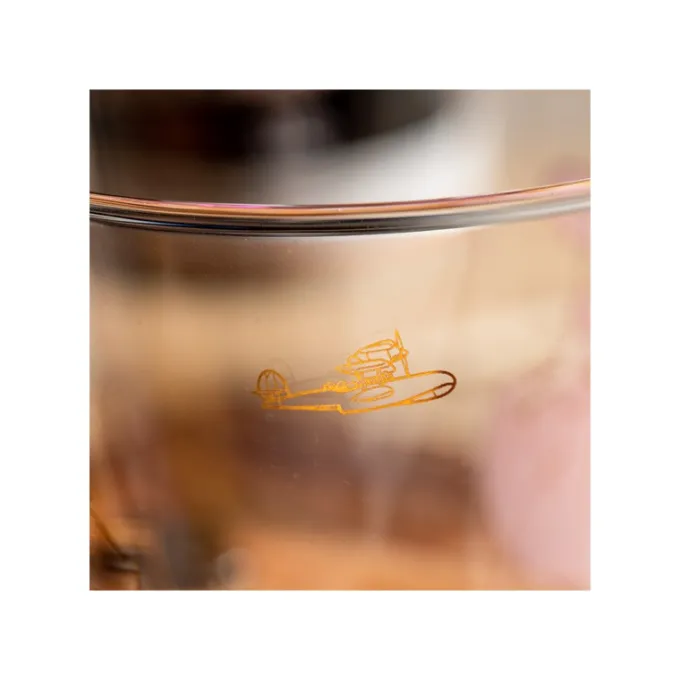Maison Ghibli Cuisine Et Table|Verre décoré Marco & Gina - Porco Rosso