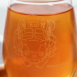 Maison Ghibli Cuisine Et Table|Verre gravé Chatbus - Mon Voisin Totoro